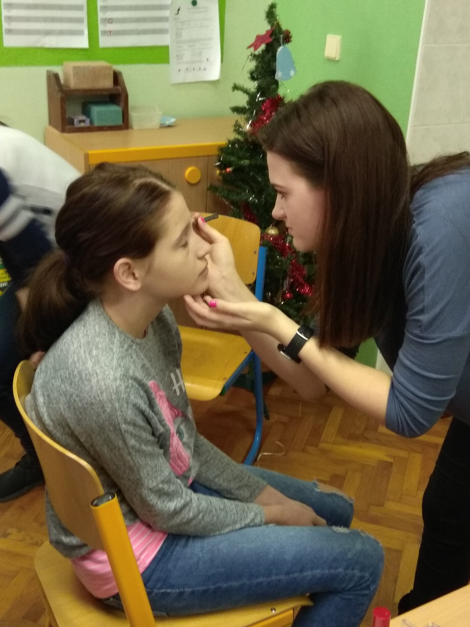 Návštěva studentek oboru kosmetika