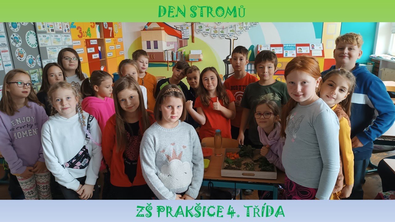 Den stromů - 4.třída