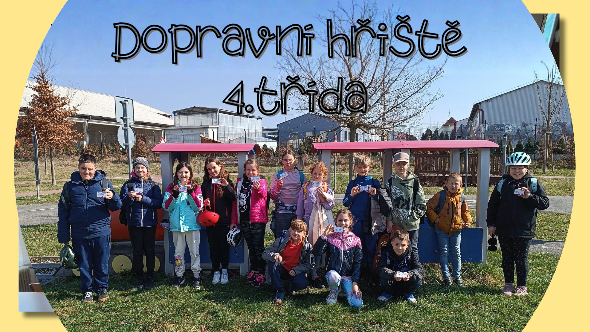 Čtvrťáci na dopravním hřišti