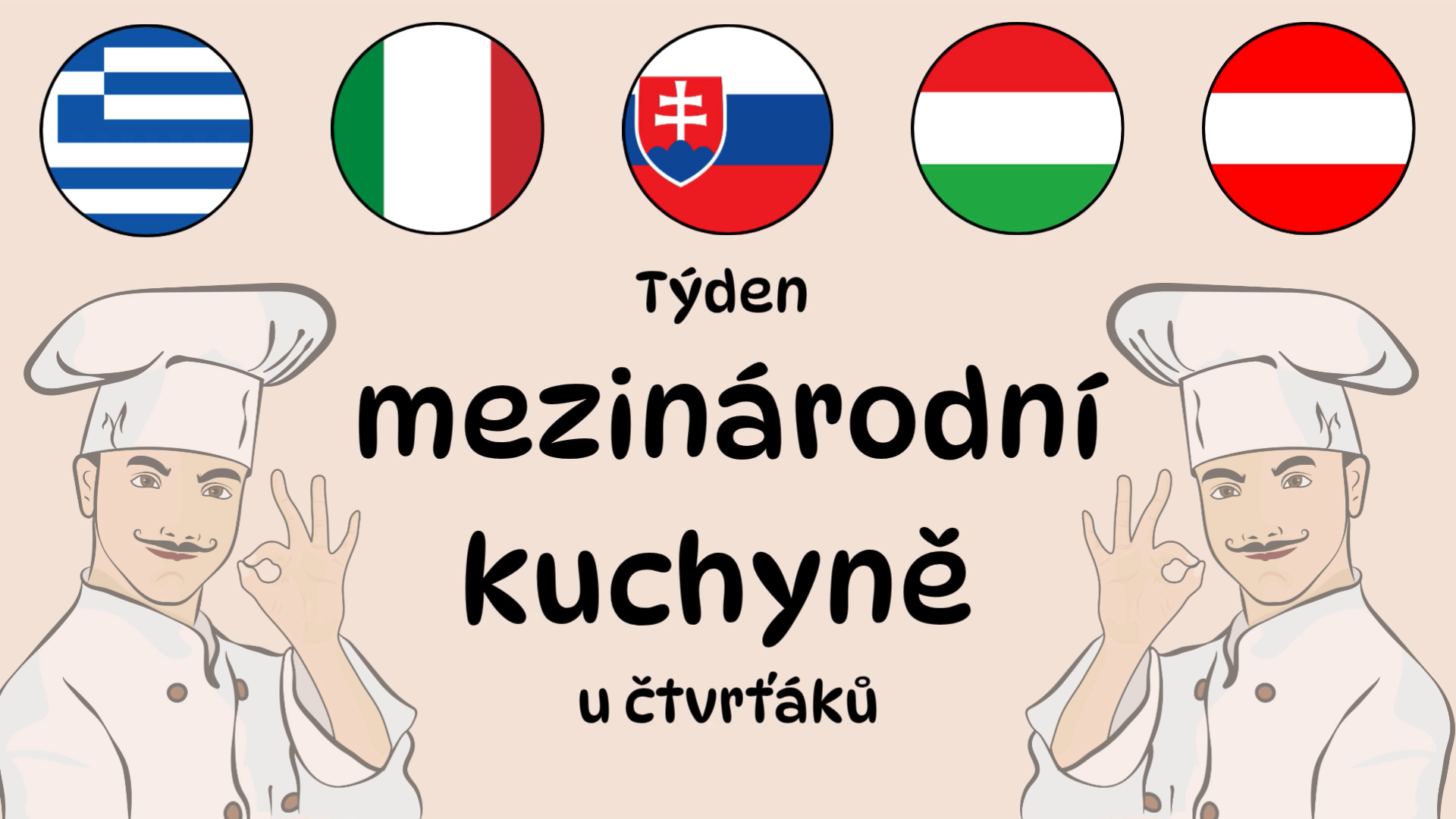 Týden mezinárodní kuchyně u čtvrťáků